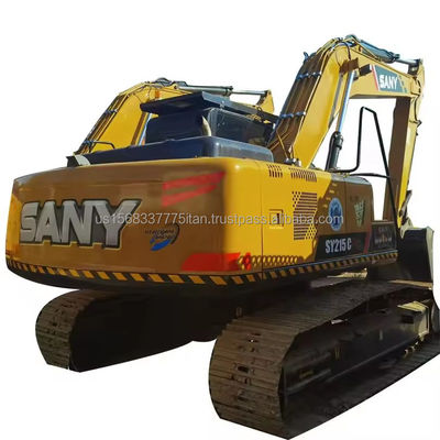 원본 수압 펌프 사용 된 Sany SY215C 발굴기 우수한 상태 Harga 발굴기