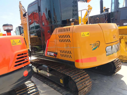 중고 Sany Sy 75c Pro Excavator 뛰어난 성능과 0-2000 작업 시간