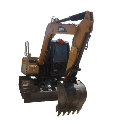 중고 SANY SY75C 프로 발굴기 43 kw 엔진 수압 건설 기계