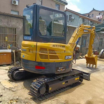 Sany SY35U 발굴기 0.12M3 버킷 용량 및 3.8TON 작동 무게 사용
