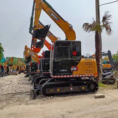 중고용 Sany Sy 75c 발굴기 0.32M3 버킷 용량 7500 KG 기계 무게 판매