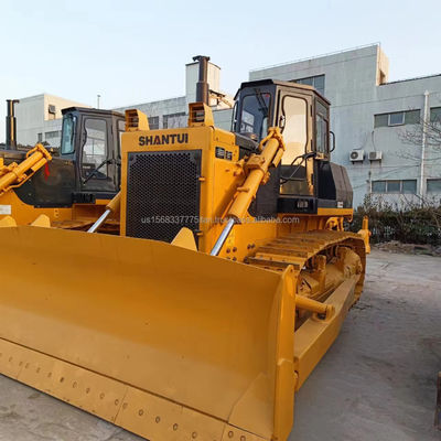 사용 된 볼도저 Shantui SD 220 및 건설 재료 상점의 중고 기계