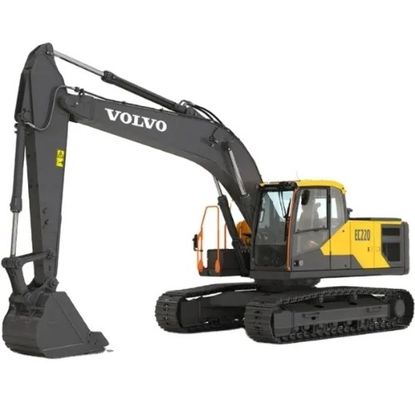 원래 디자인 볼보 EC220 EC240 발굴기 22톤 기계 무게 119kW 전력