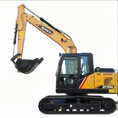 73 kw 2016 Sany SY135C 13.5 톤 크롤러 발굴기 중용 중형 중고 135C 프로