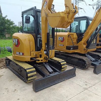 303.5E2 오리지널 수압 실린더와 31.1 KW 전력으로 사용 된 Caterpillar Excavator