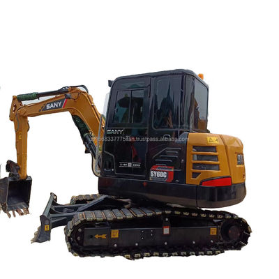 사용된 Sany60c Sany 60C 발굴기 6TON 운영 무게와 0.28M3 버킷 용량