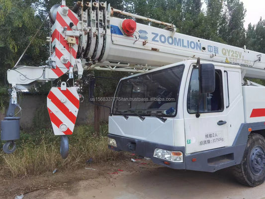사용 된 Zoomlion 25톤 크레인 25000kg 무게와 우수한 성능
