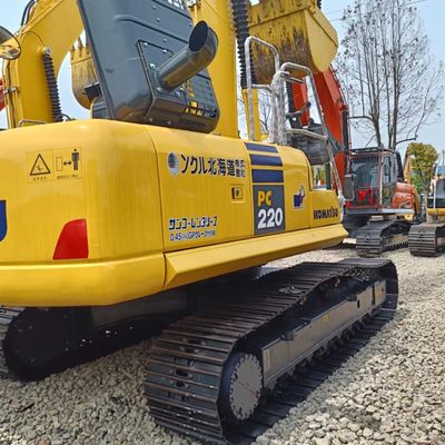 사용된 코마쓰 PC220LC 22톤 발굴기 119kW 수압 밸브 로웨스트에서 원래