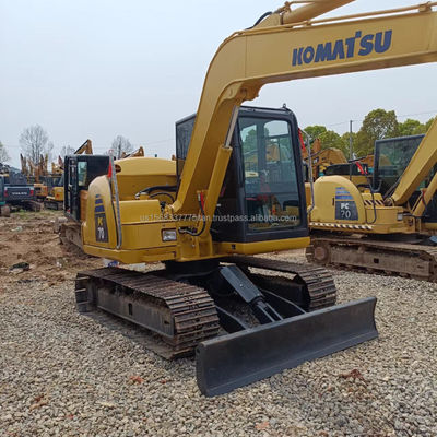 원본 수압 실린더 코마쓰 PC70 사용 된 발굴기 7000 KG 기계 무게