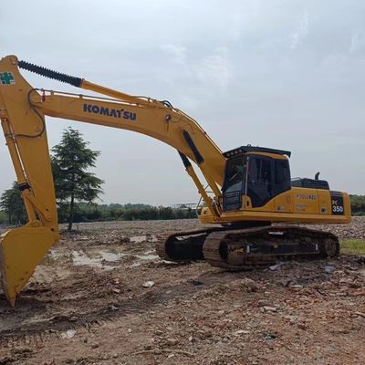 오리지널 KOMATSU350 35톤 사용 된 발굴기 좋은 상태와 큰 용량