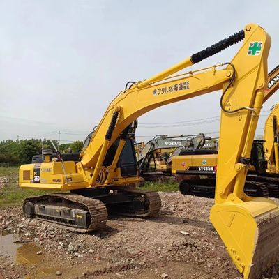 오리지널 KOMATSU350 35톤 사용 된 발굴기 좋은 상태와 큰 용량