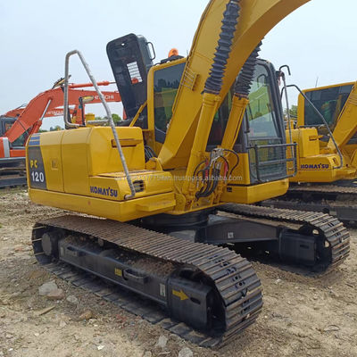 12 톤 가동 무게 수압 발굴기 크롤러 사용 된 발굴기 Harga Komatsu PC120