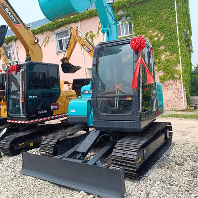 오리지널 수압 실린더 사용 된 Kobelco Excavator SK75 8Ton 0.5M3 버킷 용량