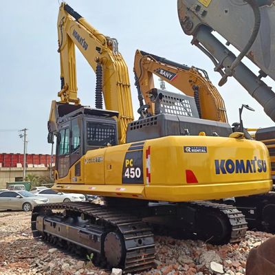 45 톤 일본 원형 수압 밸브가 있는 코마쓰 PC450 고척기