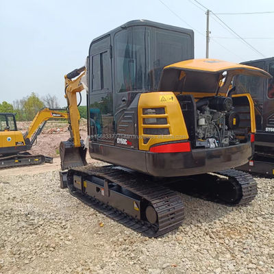 원형 수압 실린더 0.28M3 버킷 용량으로 사용 된 Sany Excavator 7Ton