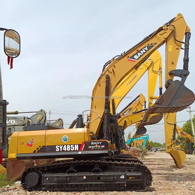 SANY SY485H 크롤러 발굴기 2.23m3 버킷 용량 및 오리지널 수압 밸브