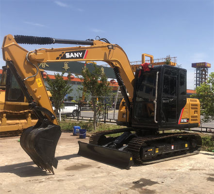 사용 된 Sany Sy 75c Pro Excavator 7500 KG 기계 무게 수압 건설 기계