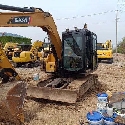 좋은 상태 SANY 55 60 75 원래 사용 된 SY135C 수압 미니 발굴기 15000 KG