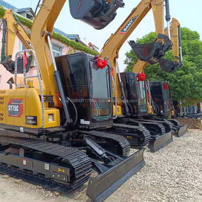 Sany Sy 75c 발굴기 중고용 기계 작동 무게 9톤 기계 무게 7500 KG