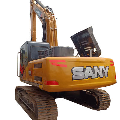 원본 Sany 215 발굴기와 수압 실린더와 함께 사용 된 크롤러 발굴기 Sany SY215C
