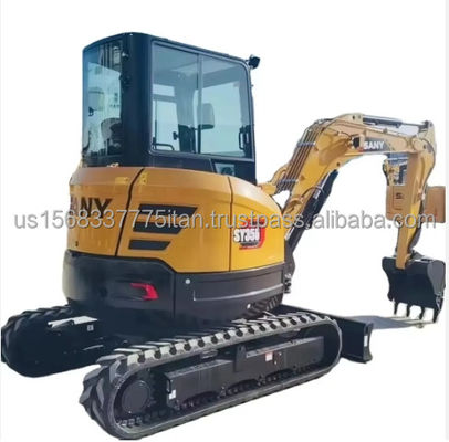낮은 작업 시간 SANY SY35U ISUZU 엔진 3.5TON 운영 무게와 함께 미니 발굴기