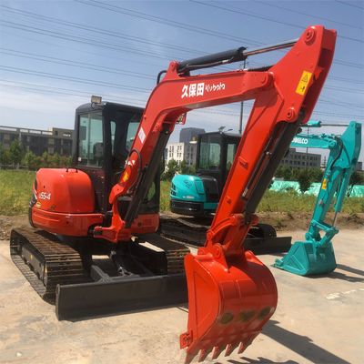 사용 된 5.5톤 작동 무게와 원본 수압 밸브 Kubota KX165 발굴기