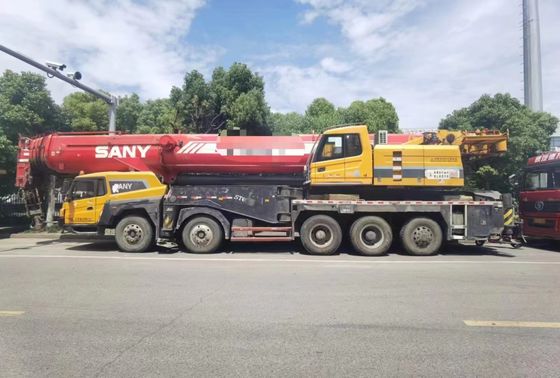45000kg 사용 된 SANY 200톤 크레인 기계 1000-1500 작업 시간