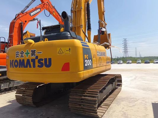 CE EPA 인증 사용 된 코마쓰 PC220 발굴기 119 kW 전력 22000 KG 무게