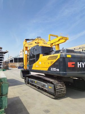 오리지널 수압 실린더 1.22M3 버킷 용량으로 사용 된 현대 220LC-9S 발굴기