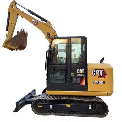 사용 된 CAT305.5 엑버 5.5톤 작동 무게 낮은 시간 건설 작업에 완벽