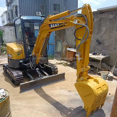 3.8톤 가동 무게 SANY SY35U 사용 된 발굴기