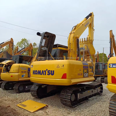 원본 수압 펌프 13톤 KOMATSU PC130 발굴기 상하이에서 사용 중 좋은 상태